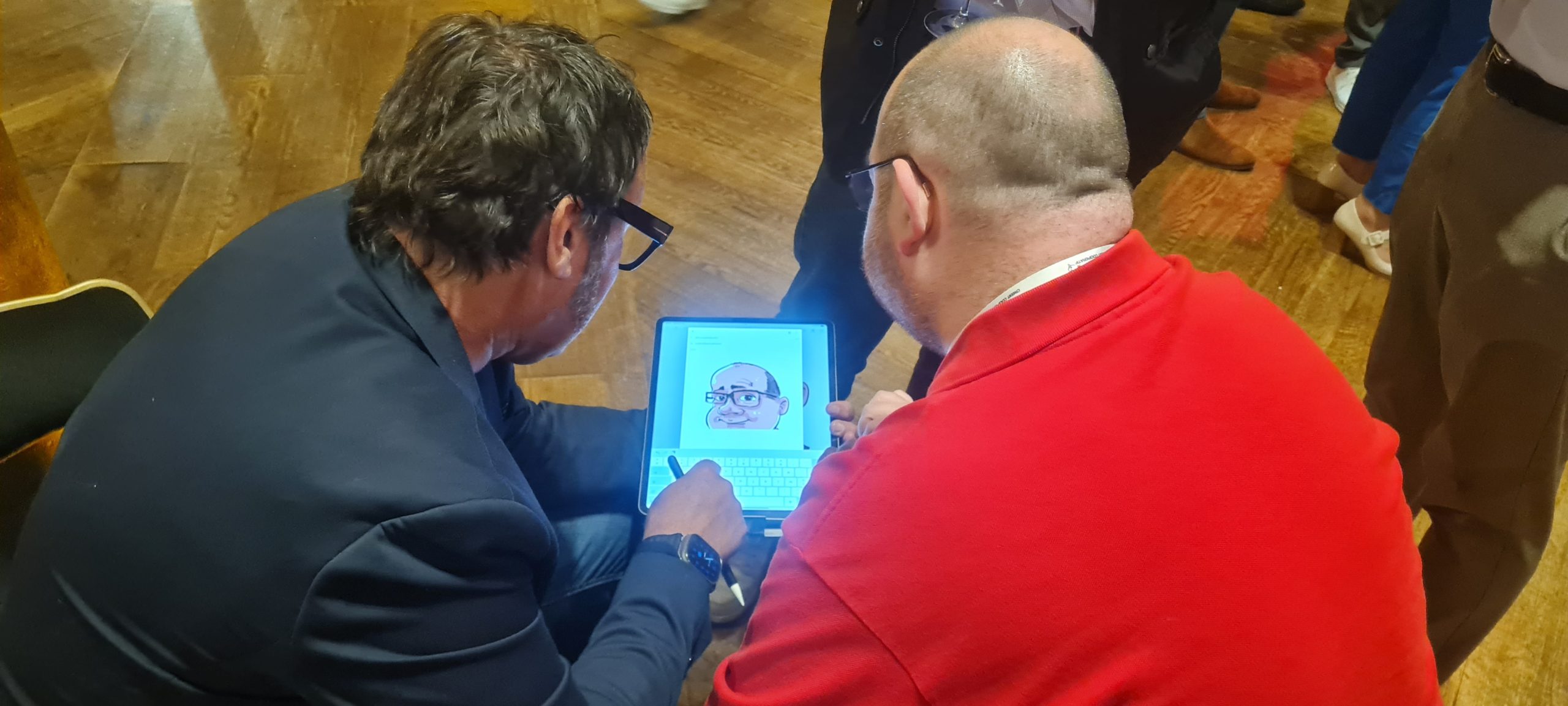Caricaturiste Digital pour soirée d'entreprise By LUDIMUS Creative Events
